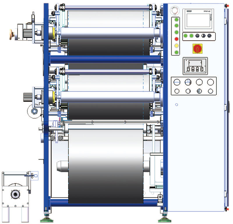 The main application of lithium battery slitting machine and its technical characteristics